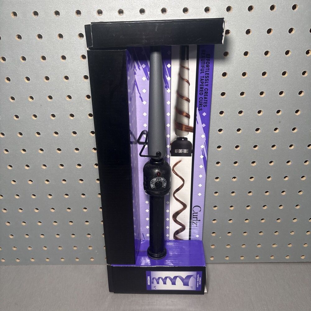 Hot Shot Tools S510323 Curling Iron Helen Of Troy 1” Barrel Tested Working READ